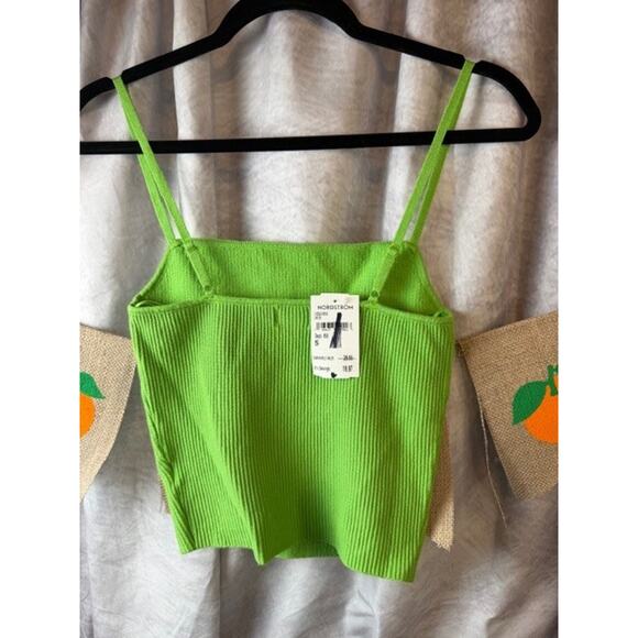 LA Hearts Light Green Camisole Ribbed Crop Top S - Picture 6 of 8